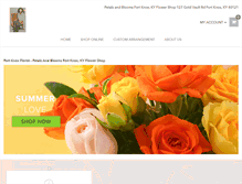 Tablet Screenshot of keepsakekornerflowers.com